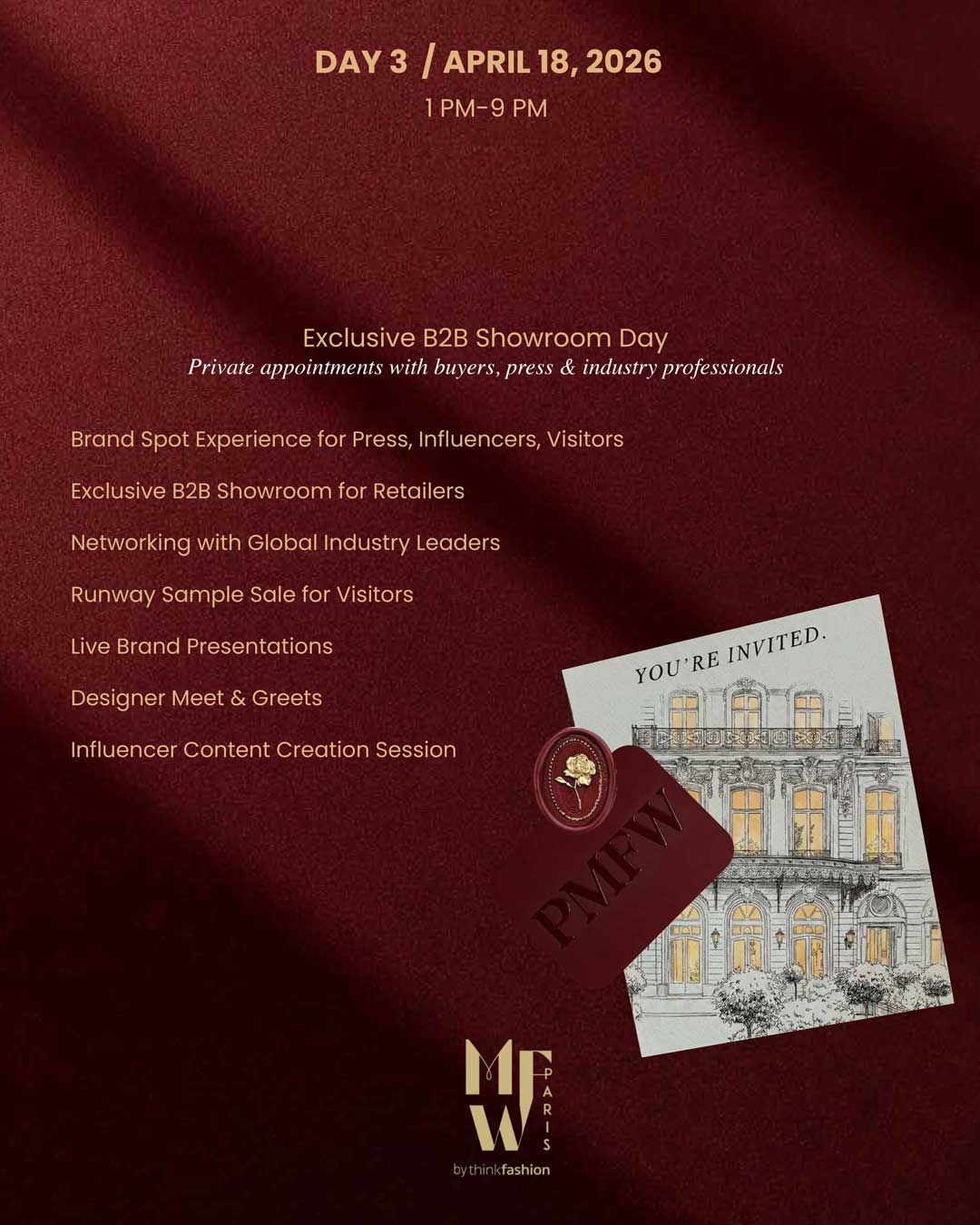 PMFW26 Day 3 Schedule